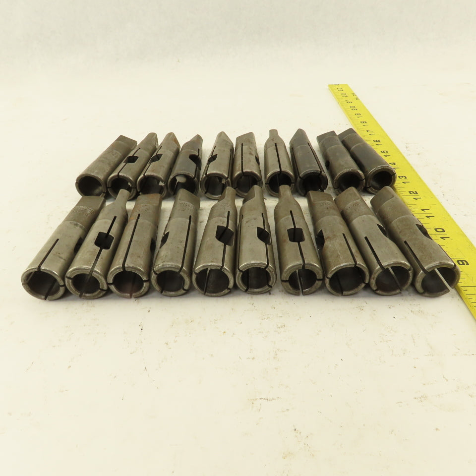 Misc. Lot Bulk Used Morse #3 Split Tapper Adapters 7Lbs. Lot of 20