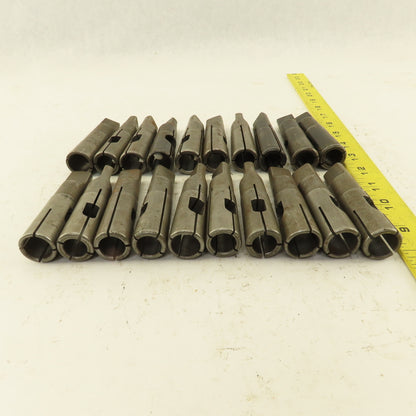 Misc. Lot Bulk Used Morse #3 Split Tapper Adapters 7Lbs. Lot of 20