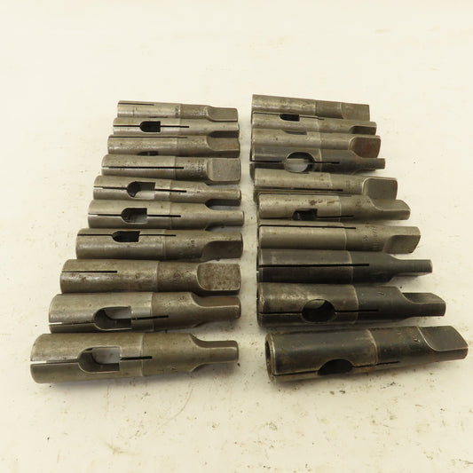 Misc. Lot Bulk Used Morse #3 Split Tapper Adapters 7Lbs. Lot of 20