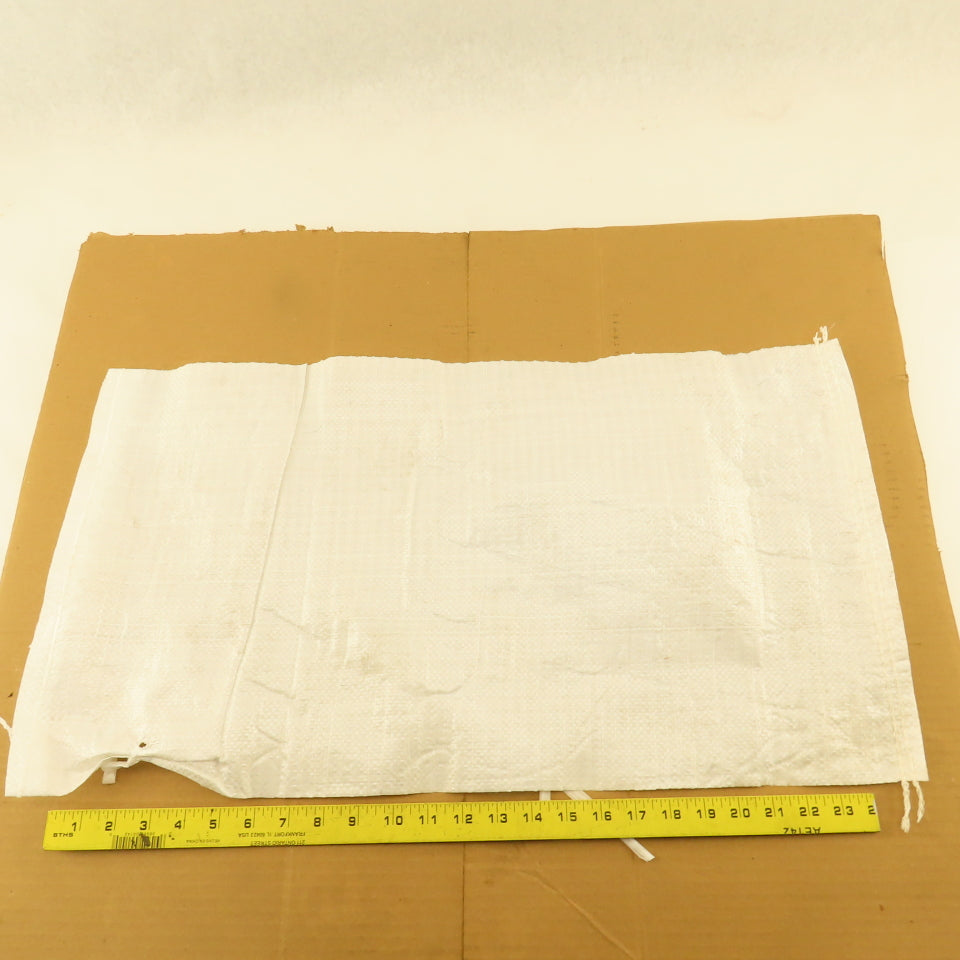 14" x 25" Woven Plastic Tie Closer Flood Sand Bag Lot of 2 Bundles 2000 Pcs.
