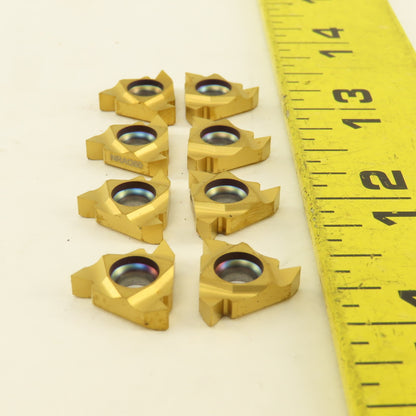 Zenit Z16NR AG60 Z6P Indexing Inserts TiN Coated Lot Of 8