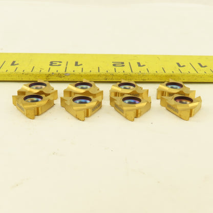 Zenit Z16NR AG60 Z6P Indexing Inserts TiN Coated Lot Of 8
