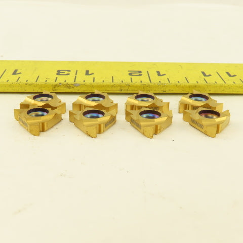 Zenit Z16NR AG60 Z6P Indexing Inserts TiN Coated Lot Of 8