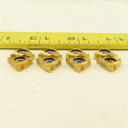 Zenit Z16NR AG60 Z6P Indexing Inserts TiN Coated Lot Of 8