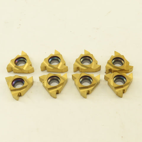 Zenit Z16NR AG60 Z6P Indexing Inserts TiN Coated Lot Of 8