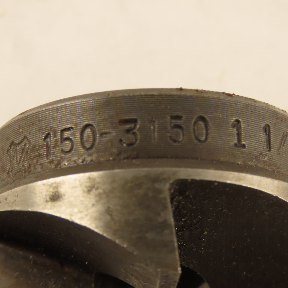 Metcut 150-3150 1-1/2" Spotfacer Cutter 4 Flute HSS 1/2" Pilot