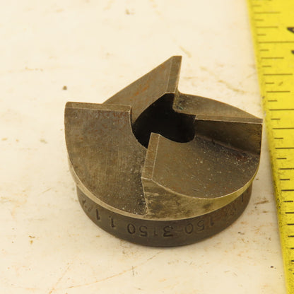 Metcut 150-3150 1-1/2" Spotfacer Cutter 4 Flute HSS 1/2" Pilot