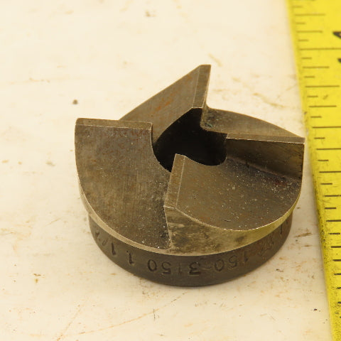 Metcut 150-3150 1-1/2" Spotfacer Cutter 4 Flute HSS 1/2" Pilot