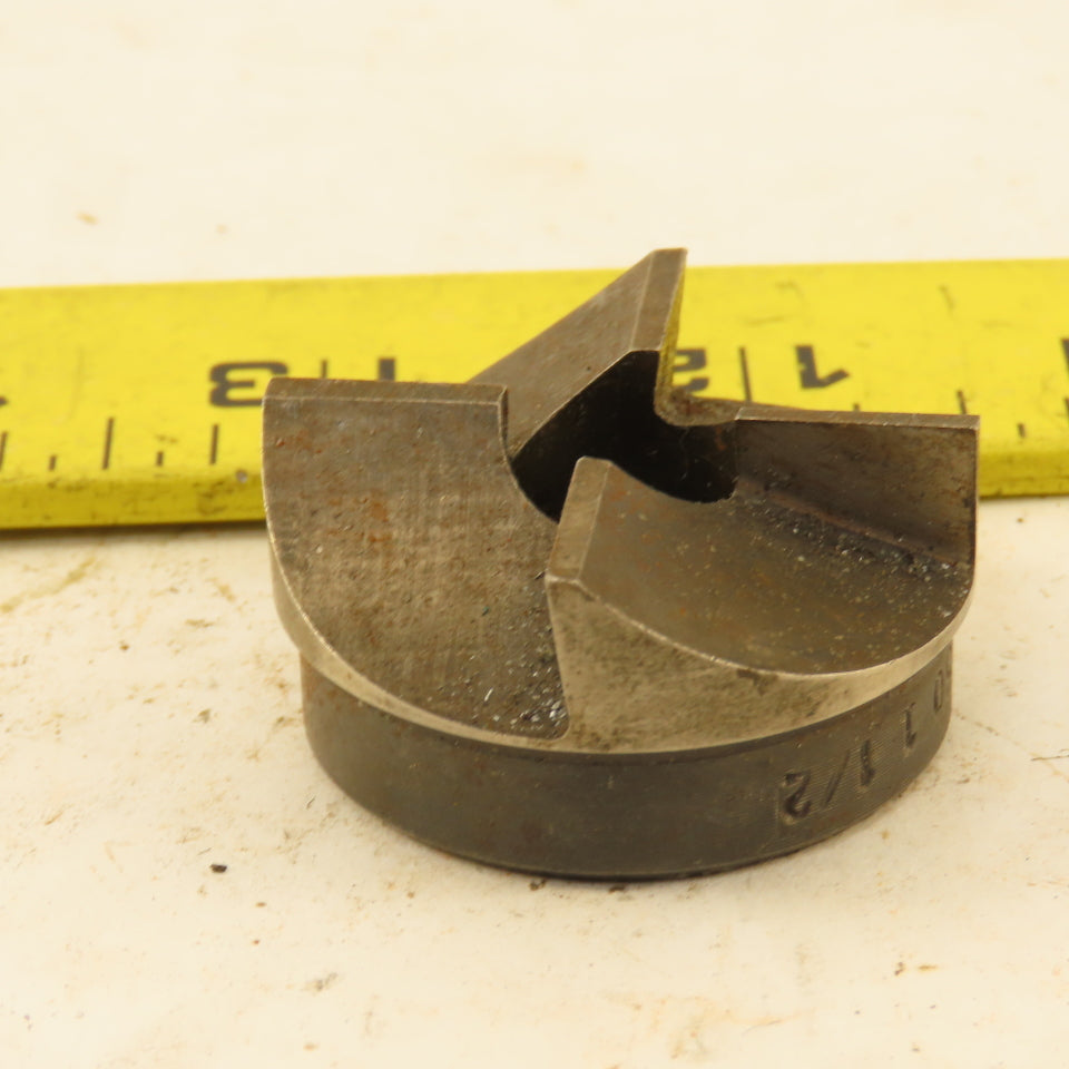 Metcut 150-3150 1-1/2" Spotfacer Cutter 4 Flute HSS 1/2" Pilot