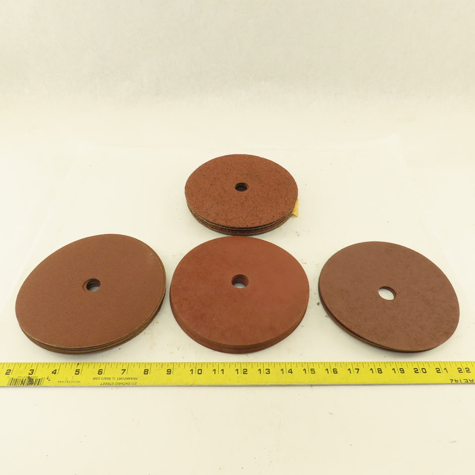 3M 7"x 7/8"  Type C Abrasive Sanding Disc 24, 60, 100 Grade Mixed Lot Of 28