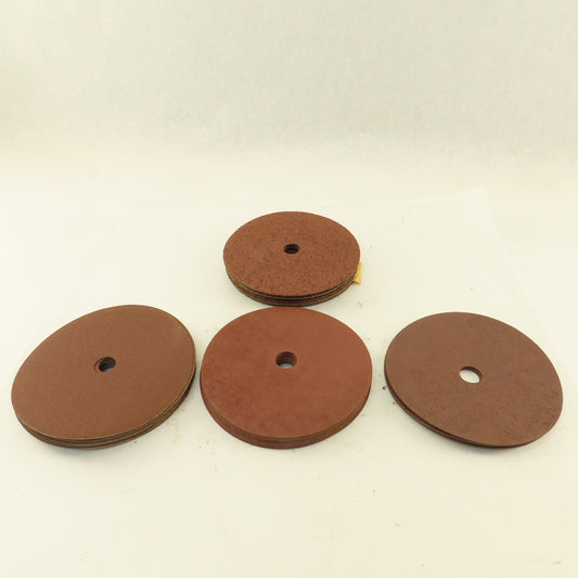 3M 7"x 7/8"  Type C Abrasive Sanding Disc 24, 60, 100 Grade Mixed Lot Of 28