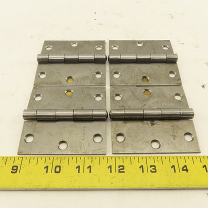 National N140-467 3" Steel Utility Butt Hinge Lot Of 4