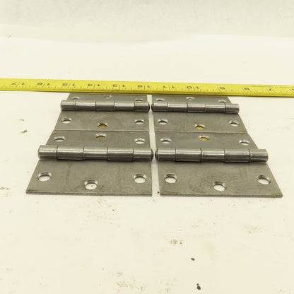 National N140-467 3" Steel Utility Butt Hinge Lot Of 4