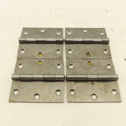 National N140-467 3" Steel Utility Butt Hinge Lot Of 4