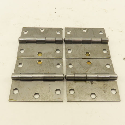 National N140-467 3" Steel Utility Butt Hinge Lot Of 4