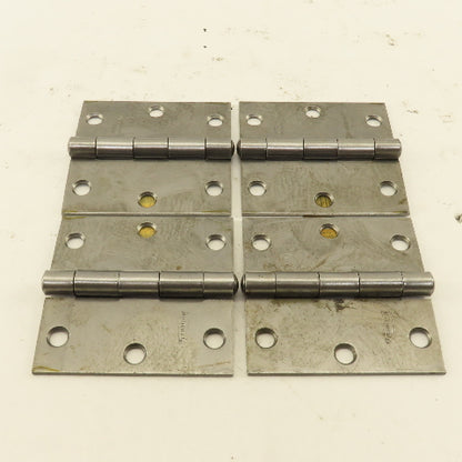 National N140-467 3" Steel Utility Butt Hinge Lot Of 4