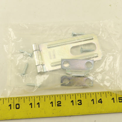 National N226-456 3-1/4" Safety Padlock Hasp W/ Weatherguard Coating Lot Of 10