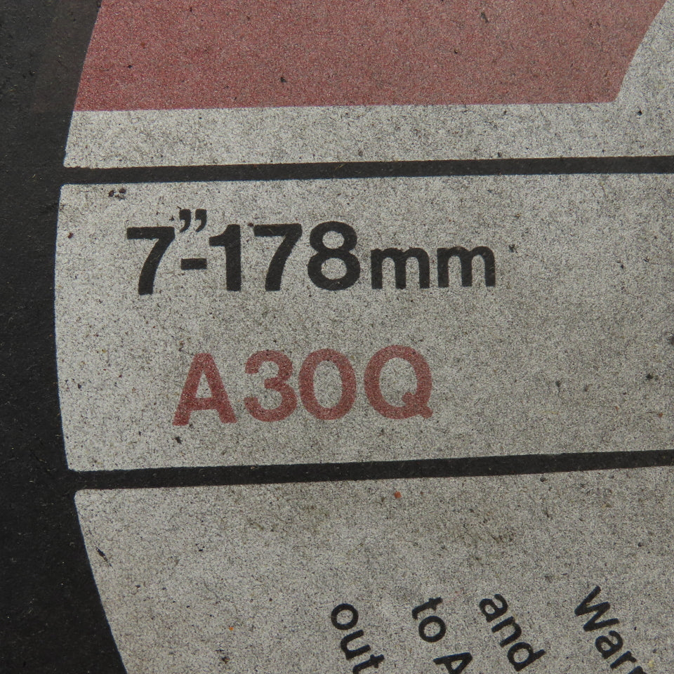 Flexovit A30Q 7" x 1/4" x 7/8" Abrasive Grinding Wheel 8600RPM Lot Of 4