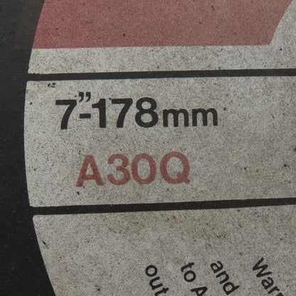 Flexovit A30Q 7" x 1/4" x 7/8" Abrasive Grinding Wheel 8600RPM Lot Of 4