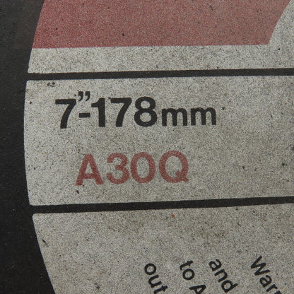 Flexovit A30Q 7" x 1/4" x 7/8" Abrasive Grinding Wheel 8600RPM Lot Of 4