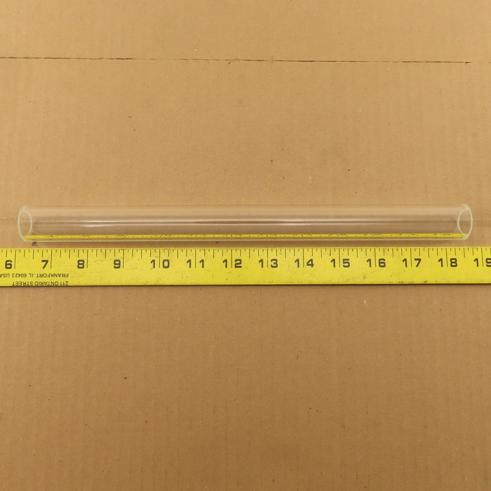 1" OD x 12" Tubular Sight Glass Vile Liquid Level 11/16" ID