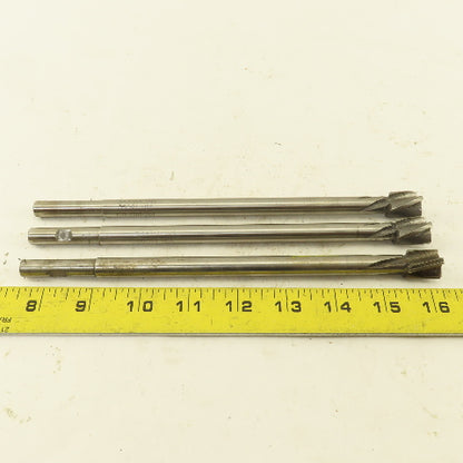 Gammons 02091 0.625" HSS Spiral 4 Flute Reamer 3/4" LOC 8-3/4" OAL Lot of 3