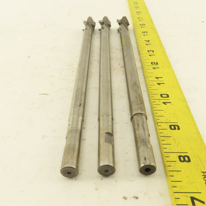 Gammons 02091 0.625" HSS Spiral 4 Flute Reamer 3/4" LOC 8-3/4" OAL Lot of 3
