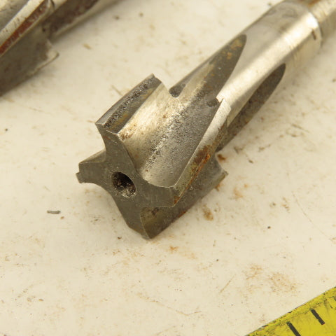 0.625" HSS Spiral 4 Flute Reamer 1/2" LOC 3" OAL 3/8" Straight Shank Lot of 4