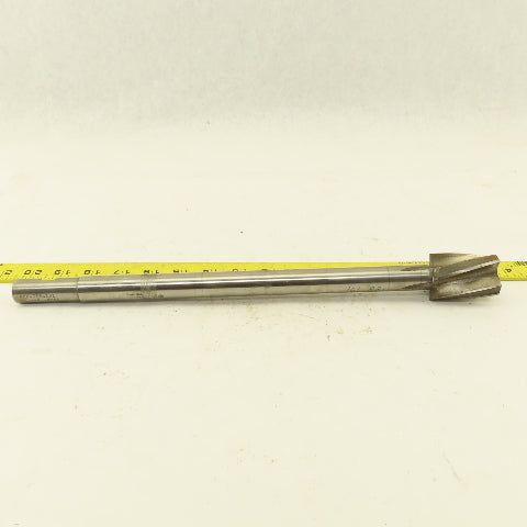 1.50" HSS Spiral 4 Flute Reamer 2" LOC 15" OAL 3/4" Straight Shank