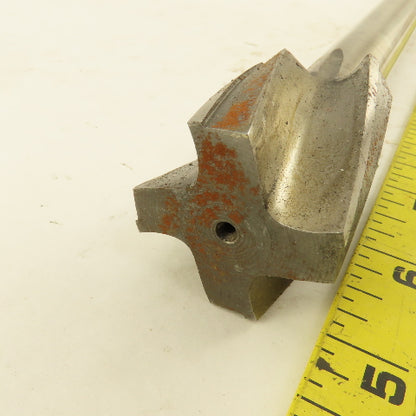 1.50" HSS Spiral 4 Flute Reamer 2" LOC 15" OAL 3/4" Straight Shank