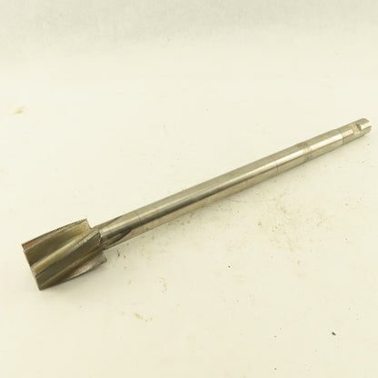 1.50" HSS Spiral 4 Flute Reamer 2" LOC 15" OAL 3/4" Straight Shank