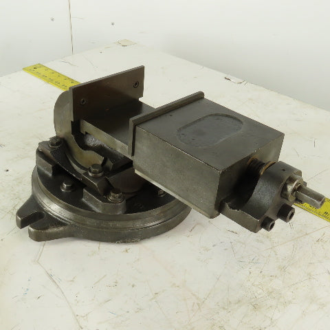 5-1/4" Tilting 3 Axis Swivel Machine Milling  Vise 4-1/2" Open 90° 40°