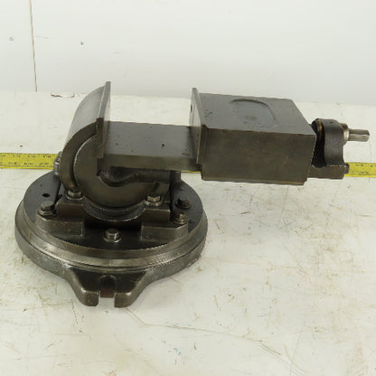 5-1/4" Tilting 3 Axis Swivel Machine Milling  Vise 4-1/2" Open 90° 40°