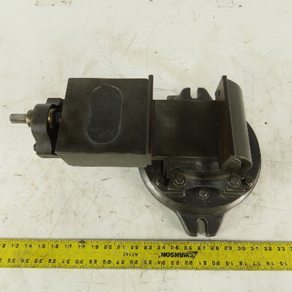 5-1/4" Tilting 3 Axis Swivel Machine Milling  Vise 4-1/2" Open 90° 40°