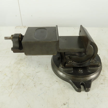 5-1/4" Tilting 3 Axis Swivel Machine Milling  Vise 4-1/2" Open 90° 40°