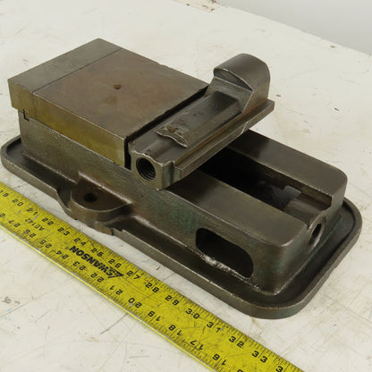 6" Machinist Bench Vise 7" Open Parts Or Repair No Screw