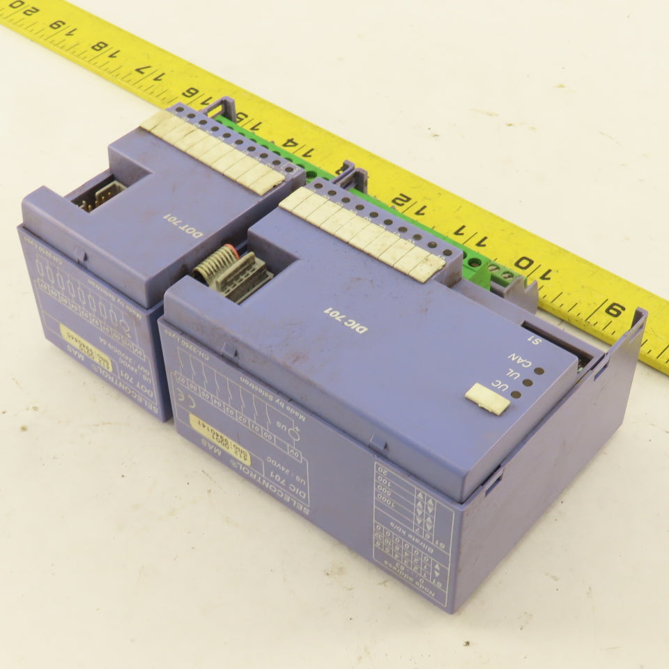Selectron DIC 701 DOT 701 Selecontrol I/O Module