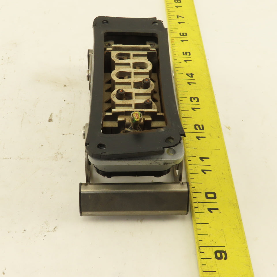 Weidmuller HDC-HSB-6BSOS Flange Mount Cam Lock Cable Receptacle 6P 400V