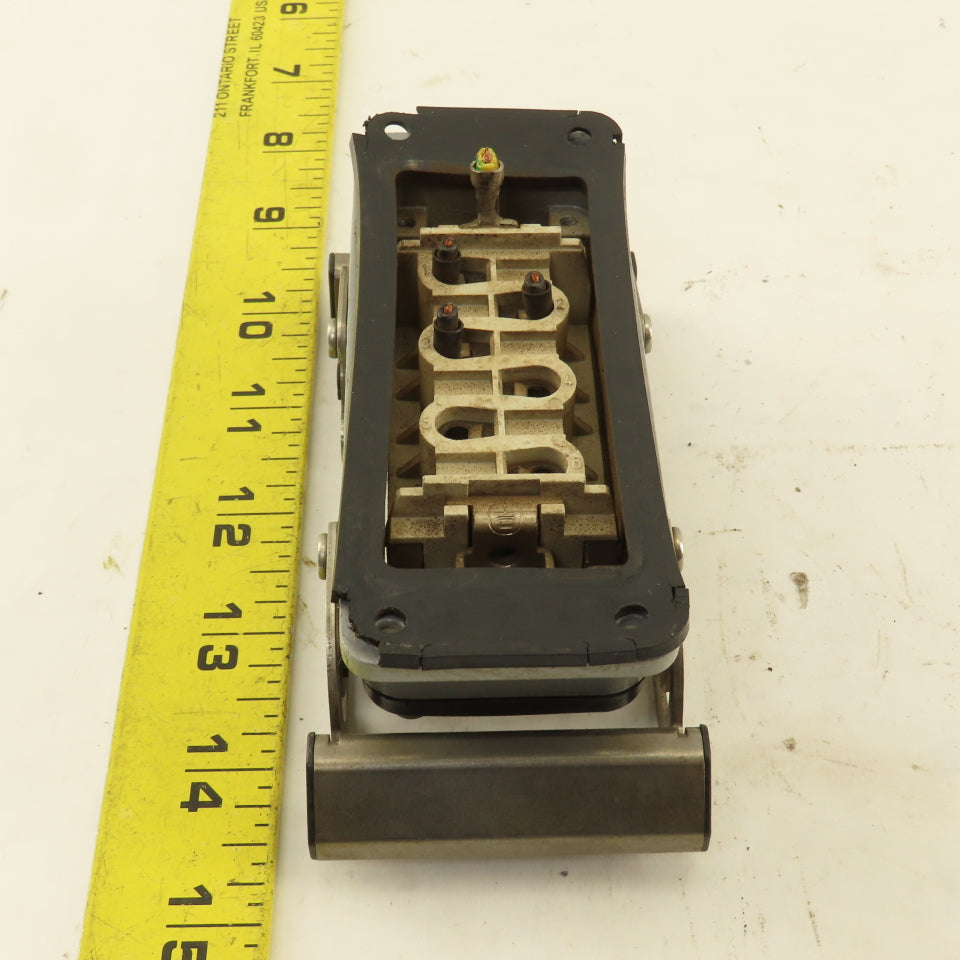 Weidmuller HDC-HSB-6BSOS Flange Mount Cam Lock Cable Receptacle 6P 400V