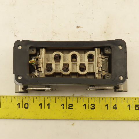 Weidmuller HDC-HSB-6BSOS Flange Mount Cam Lock Cable Receptacle 6P 400V
