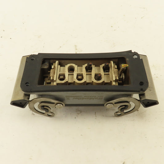 Weidmuller HDC-HSB-6BSOS Flange Mount Cam Lock Cable Receptacle 6P 400V