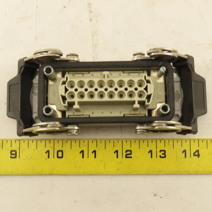 ILME Flange Mount Bulkhead Cable Connector 16P CSEF 16-1 500V