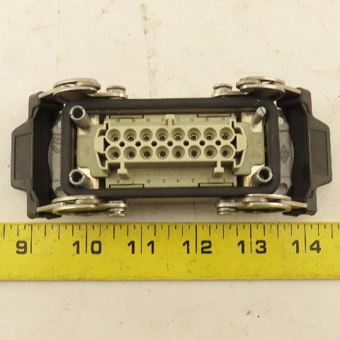 ILME Flange Mount Bulkhead Cable Connector 16P CSEF 16-1 500V