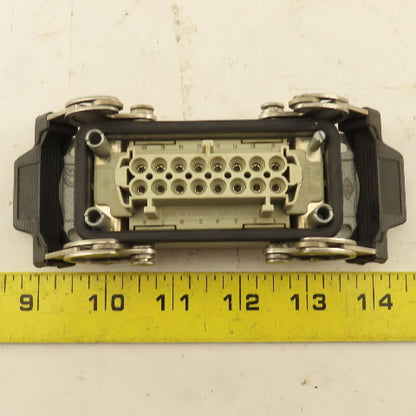 ILME Flange Mount Bulkhead Cable Connector 16P CSEF 16-1 500V