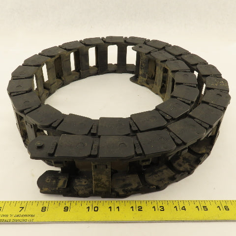 Igus 25.3.125 55" Long Cable Carrier Energy Chain W/Ends 2-1/4" x 1" ID