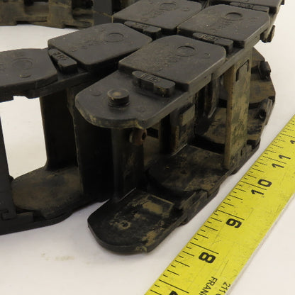 Igus 25.3.125 55" Long Cable Carrier Energy Chain W/Ends 2-1/4" x 1" ID