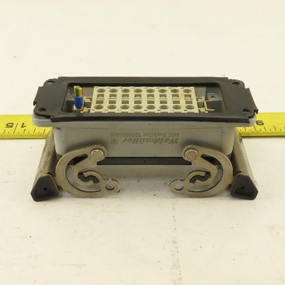 Weidmuller Flange Mount Bulkhead Cable Connector 600V 16P Female