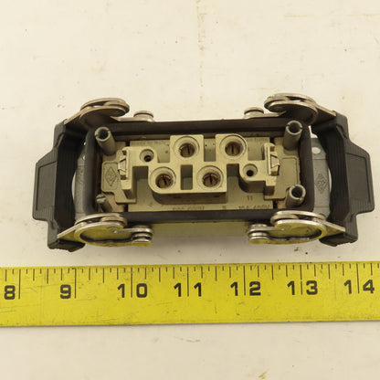 ILME Flange Mount Bulkhead Cable Connector 600V 4P Female