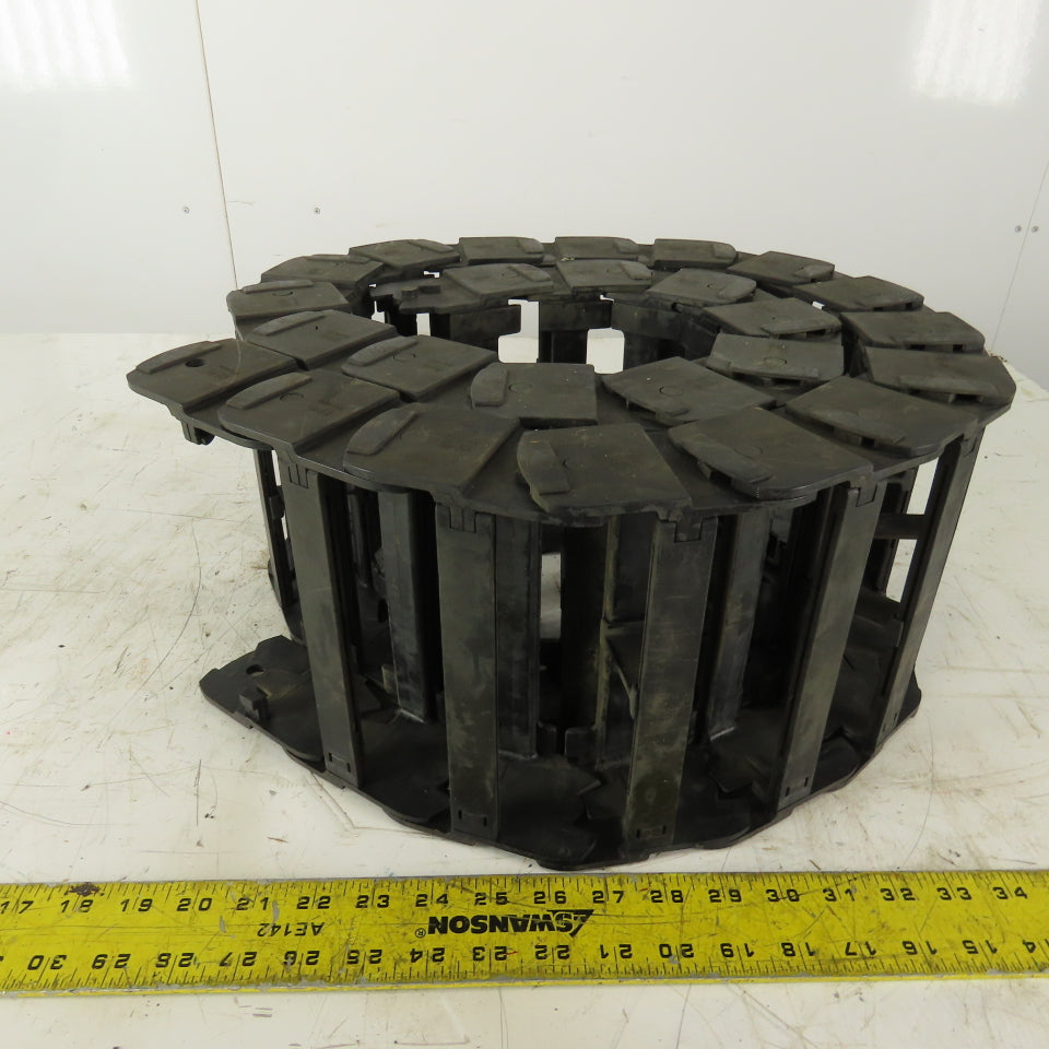 Igus 62" Long Cable Carrier Energy Chain W/Ends 6-7/8" x 1-3/4" ID