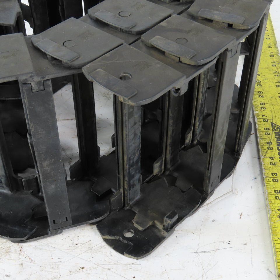 Igus 62" Long Cable Carrier Energy Chain W/Ends 6-7/8" x 1-3/4" ID